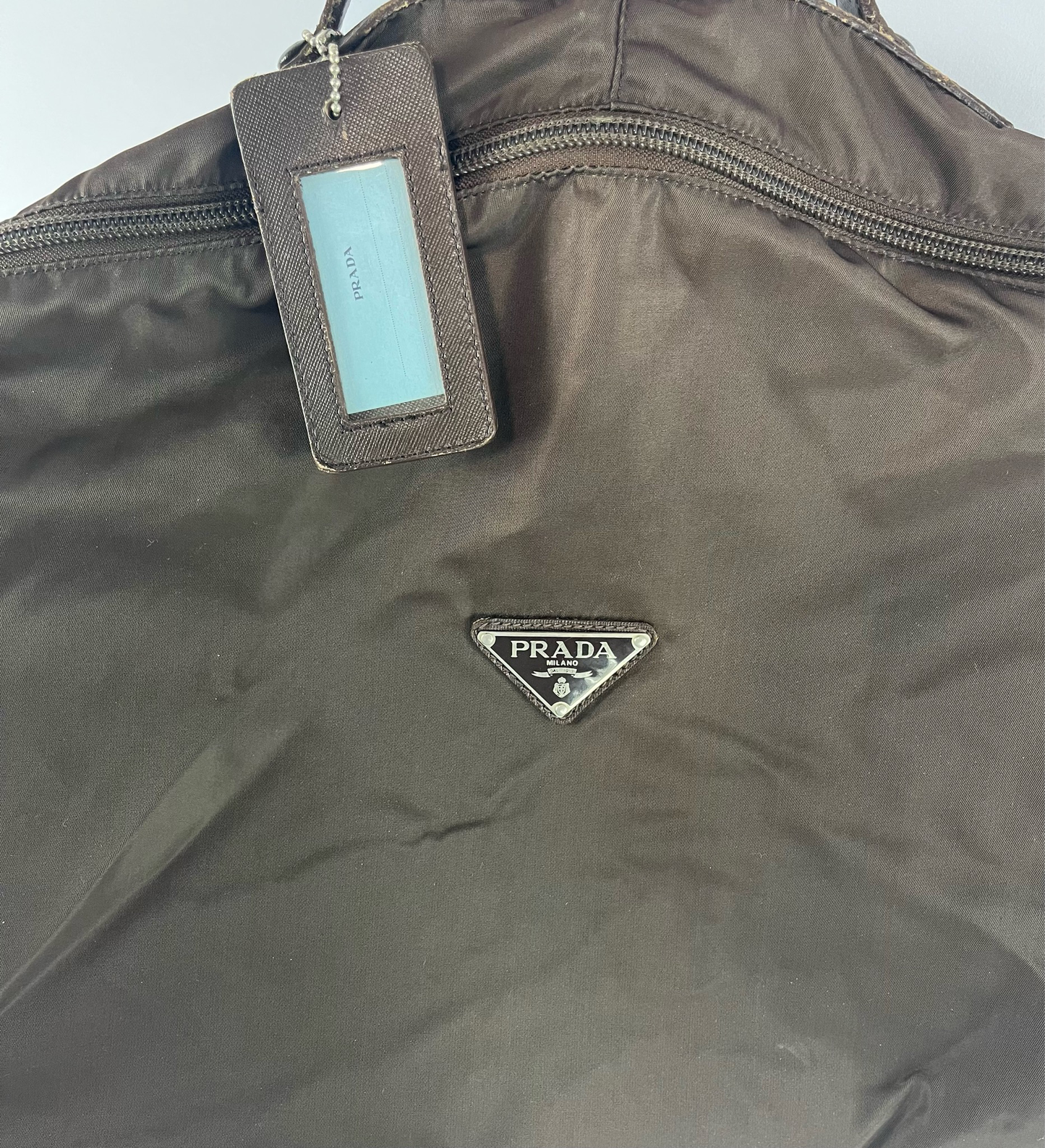 Prada Kleidersack in braun