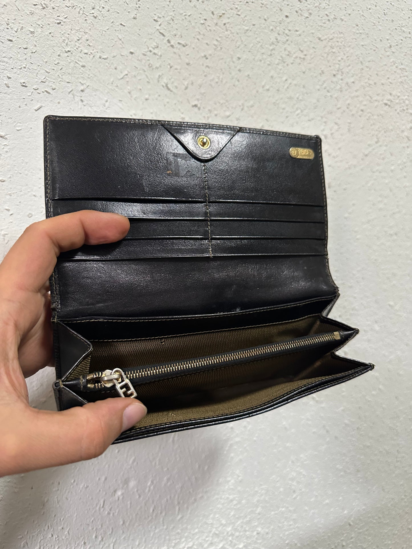 Fendi Geldbörse Monogramm braun
