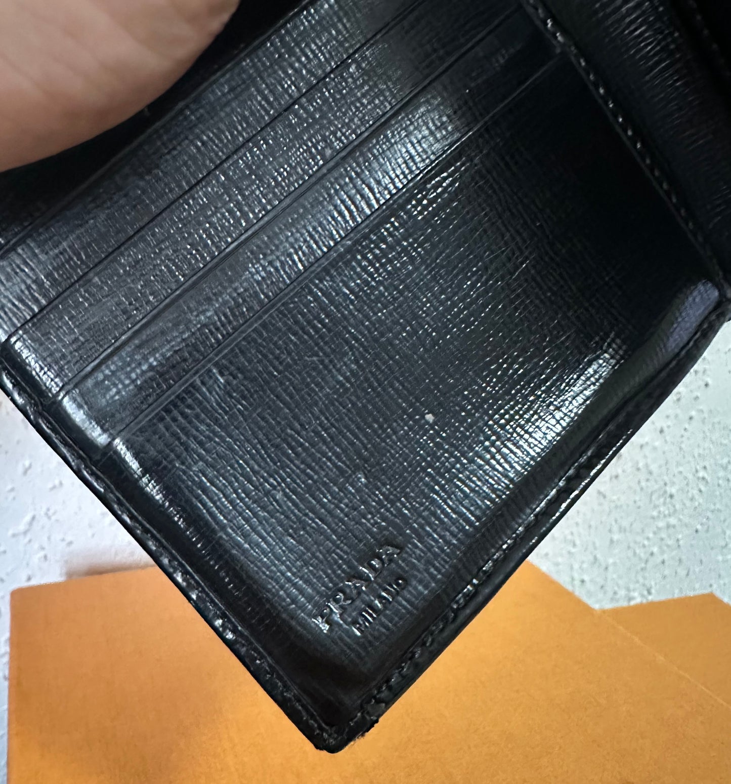 Prada Geldbörse schwarz