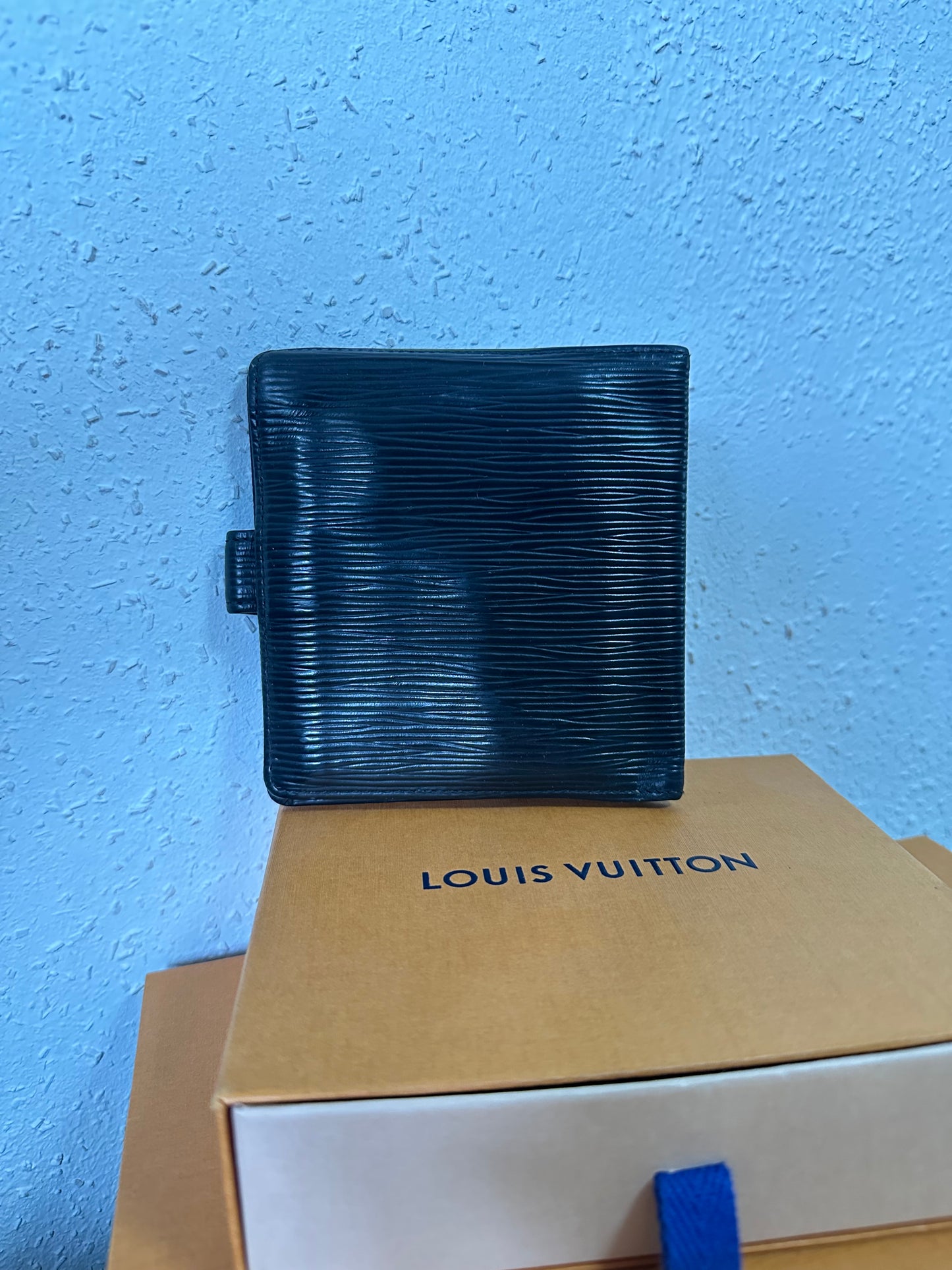 Louis Vuitton Epi Geldbörse schwarz