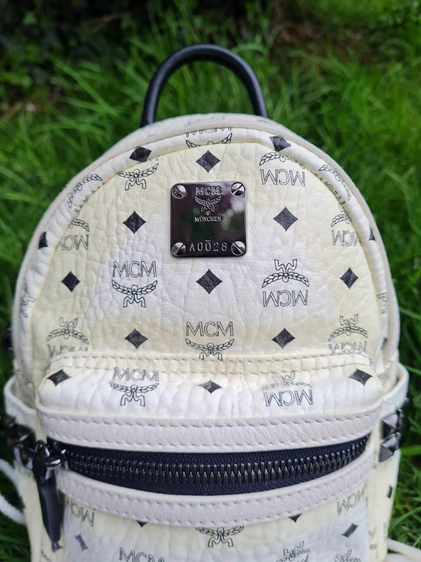 MCM mini Rucksack weiß