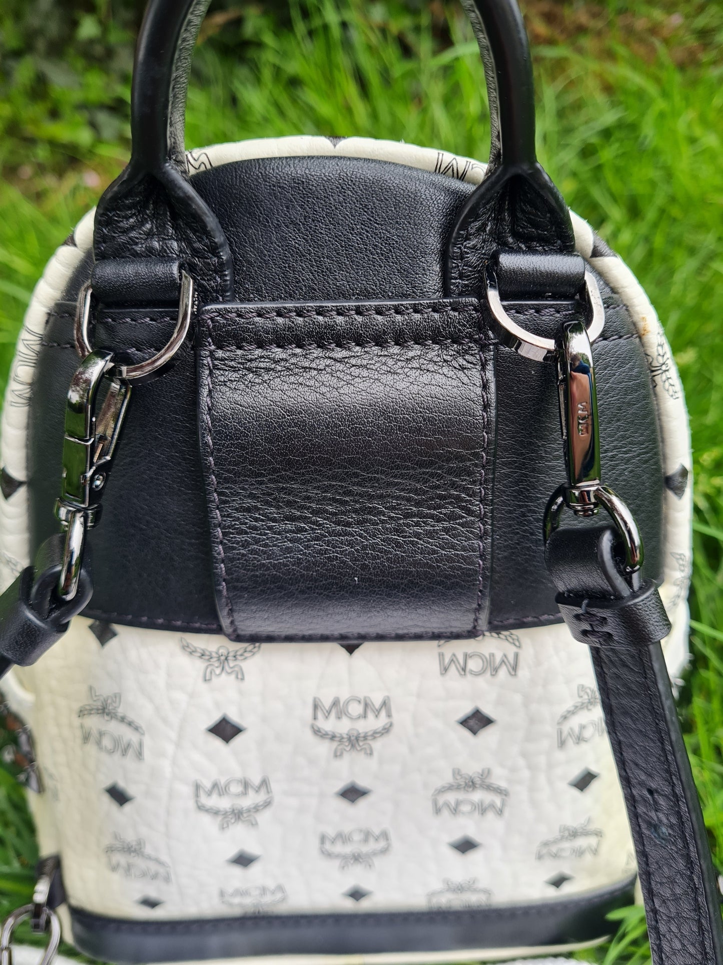 MCM mini Rucksack weiß