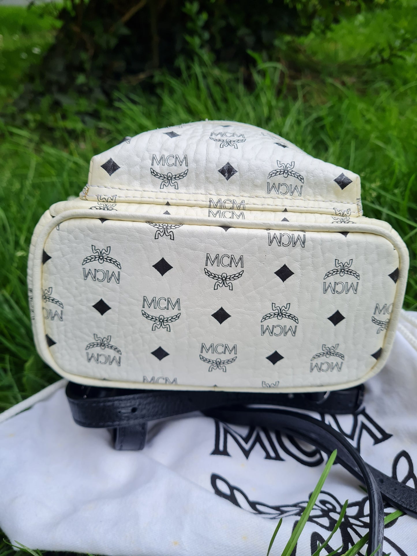 MCM mini Rucksack weiß