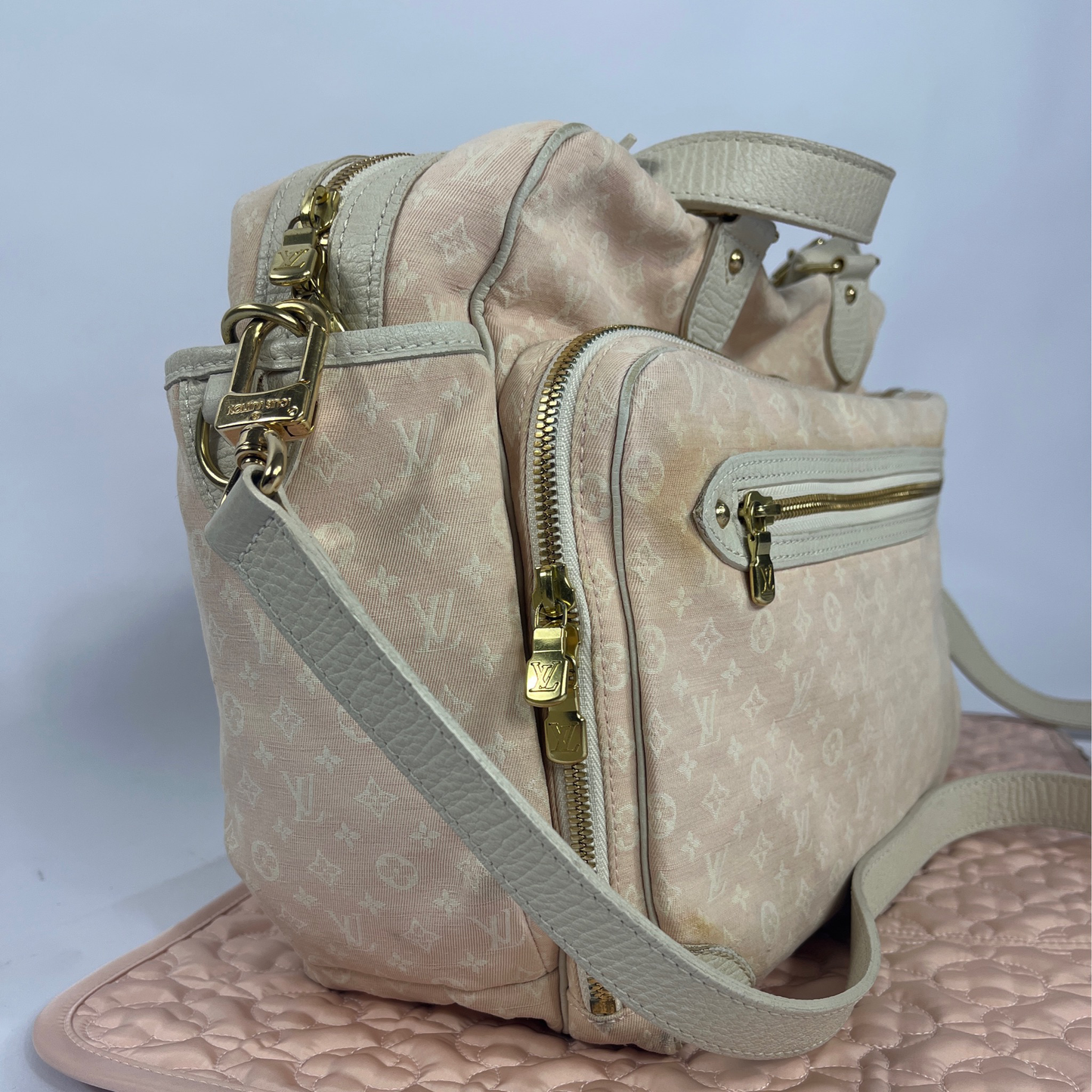 Louis Vuitton Mini lin Diaper Tasche