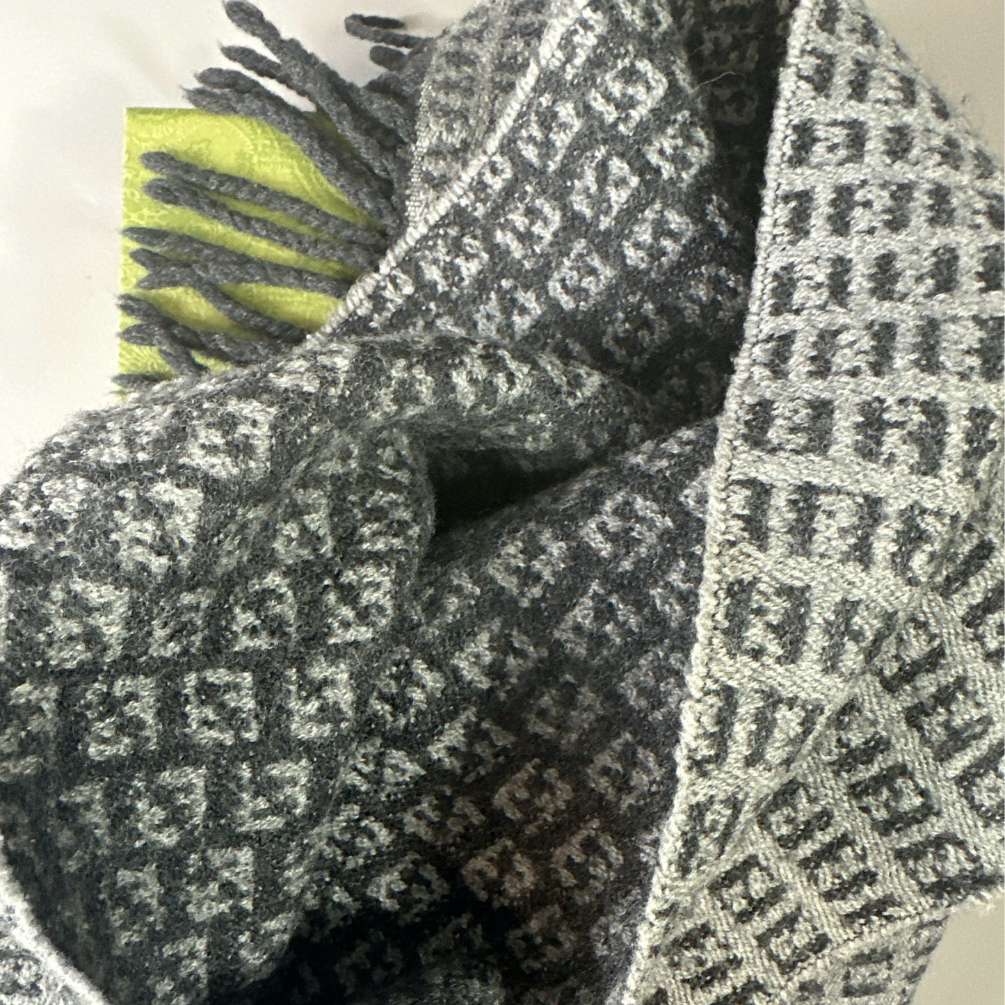 Fendi Monogramm Schal aus Wolle
