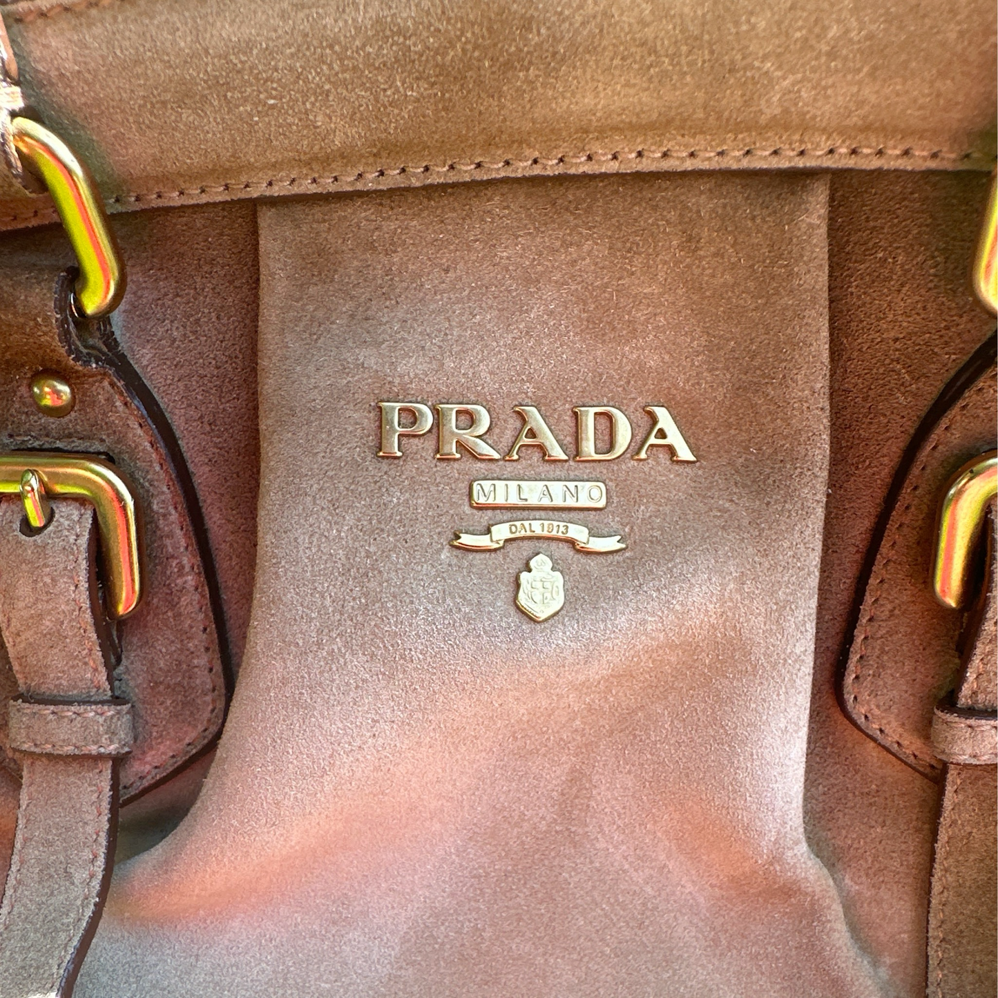 Prada Handtasche Rauleder