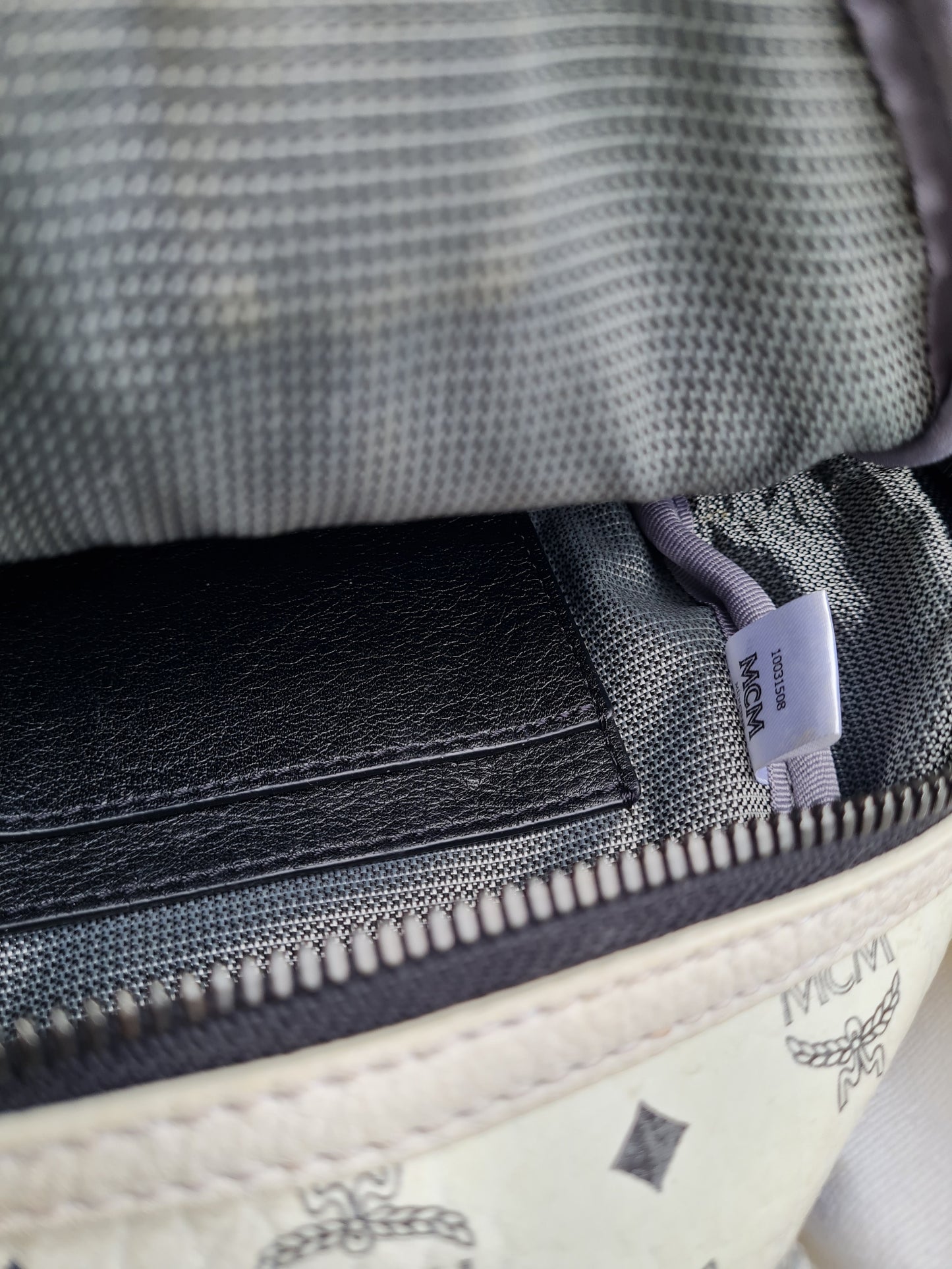 MCM mini Rucksack weiß