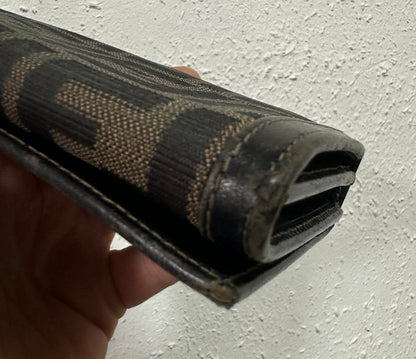 Fendi Geldbörse Monogramm braun