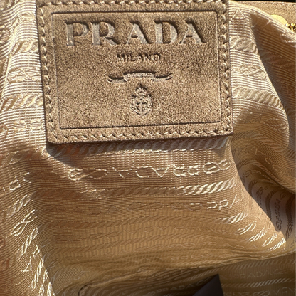 Prada Handtasche Rauleder