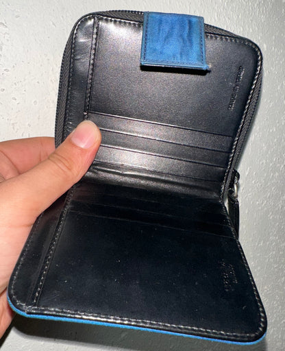Prada kleine Geldbörse blau