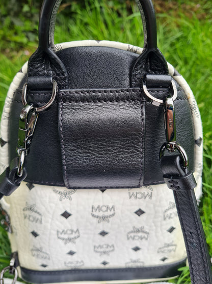 MCM mini Rucksack weiß