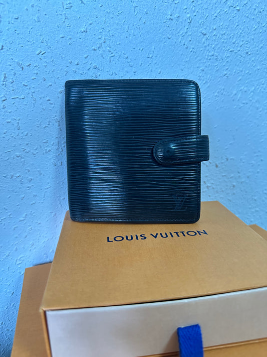 Louis Vuitton Epi Geldbörse schwarz