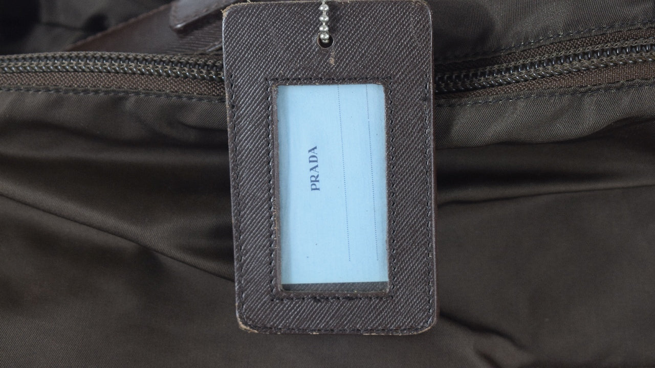 Prada Kleidersack in braun