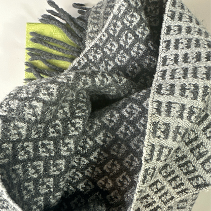 Fendi Monogramm Schal aus Wolle